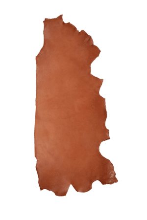 Drum Dyed Back Mahogany Leather Hide