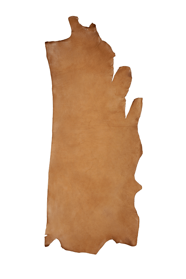 Drum Dyed Back Tan Leather Hide