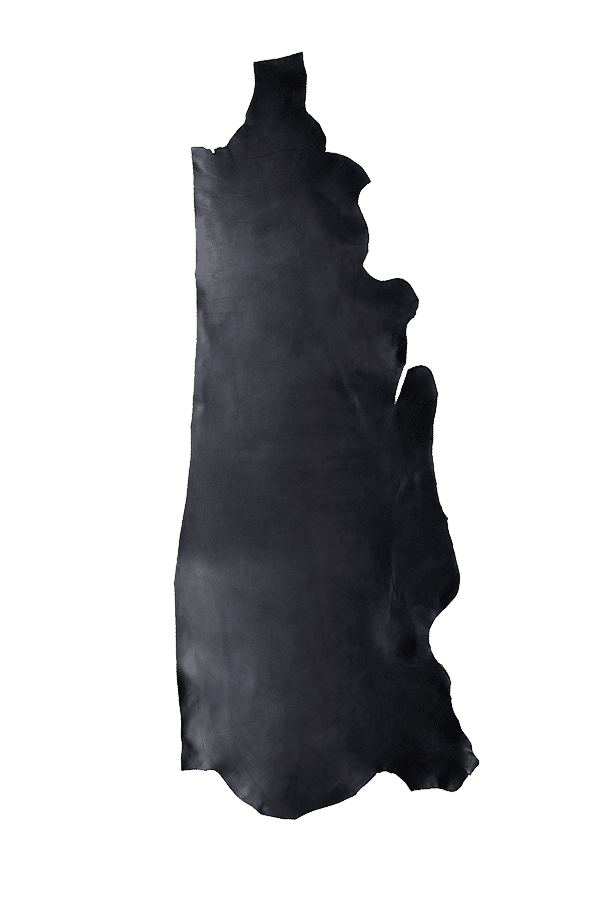 Latigo Side Black Leather Hide